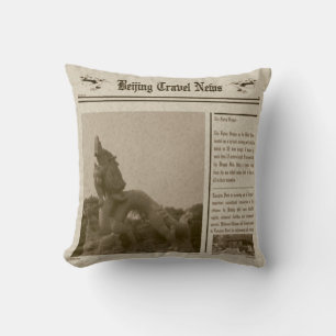 Tidningspapper Pillow Kudde