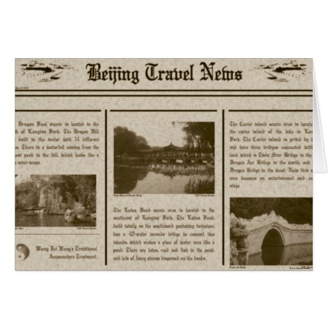 Tidningsportet Hälsningskort (Framsidan Horizontal)