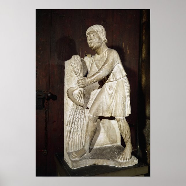 Tidningsrapport: juni från en statuarie poster (Framsidan)