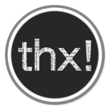 Tidningsutskrift Typografera etiketter för "THX"