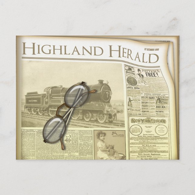 Tidningsvykort Vykort (Framsida)