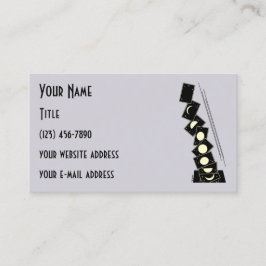 Tidpunkt då ett Affärskort i Hål går Visitkort