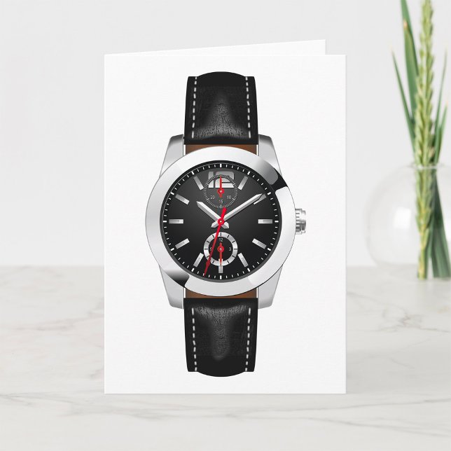 Tidpunkt för Snyggt av Luxury Black Chronograph Wa Kort (Skapare uppladdad)