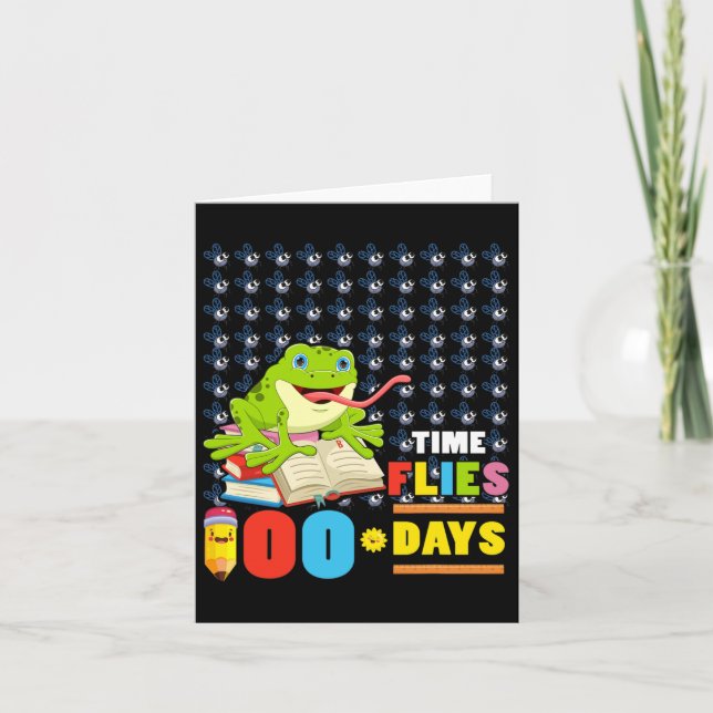 Tidpunkten är 100 dagar från Älskare 100-dagarsdag Kort (Framsida)