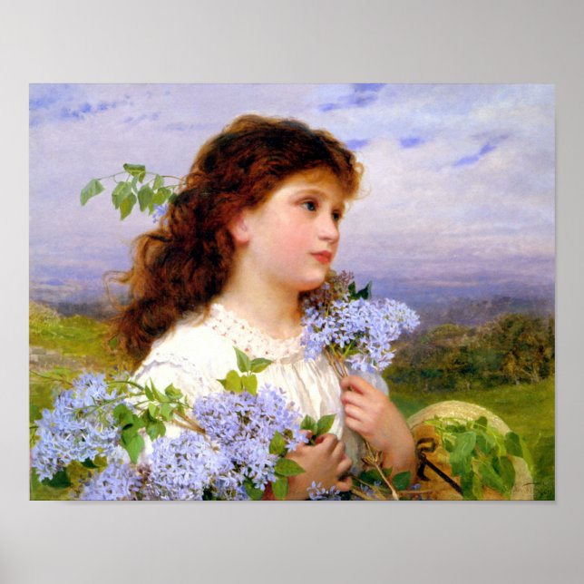 Tidpunkten för Lilacs Fine Art Print Poster (Framsidan)