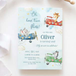 Tidpunkten för utmatning av djur i Äventyr vid Fly Inbjudningar