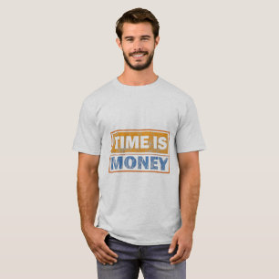 Tids är Pengar Motiverande Herr T-Shirt