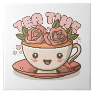 Tids för Te Ros Te Kawaii Kakelplatta