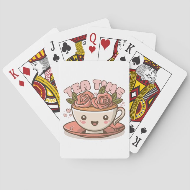 Tids för Te Rosa Te Kawaii Casinokort (Baksidan)