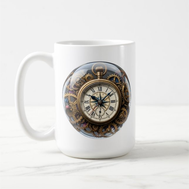 Tids kapsel kaffemugg (Vänster)