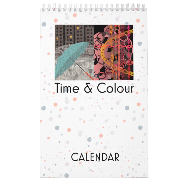 Tids- och färgkalender kalender (Omslag)