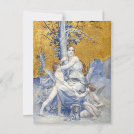 Tidsallegori (1896) av Luc-Olivier Merson Vykort