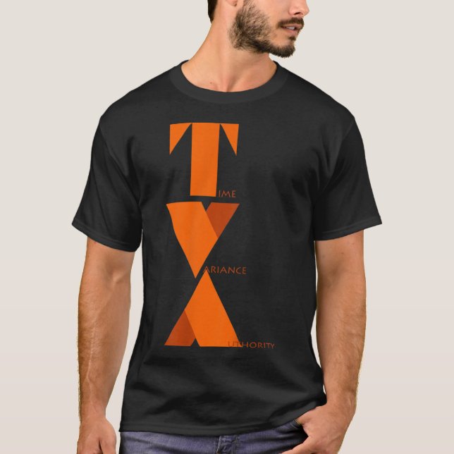 Tidsavvikelsemyndighet (TVA) T Shirt (Framsida)