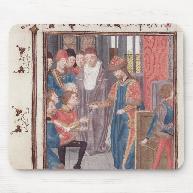 Tidsbeställning av två riddare musmatta (Framsidan)