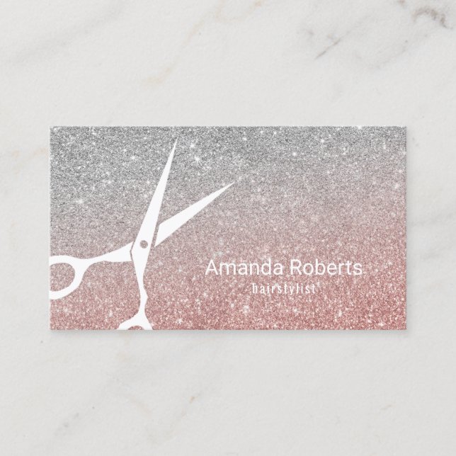 Tidsbeställning för glitter för guld & för silver kort (Framsida)