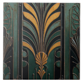 Tidsbestämd Blommar Kakelplatta