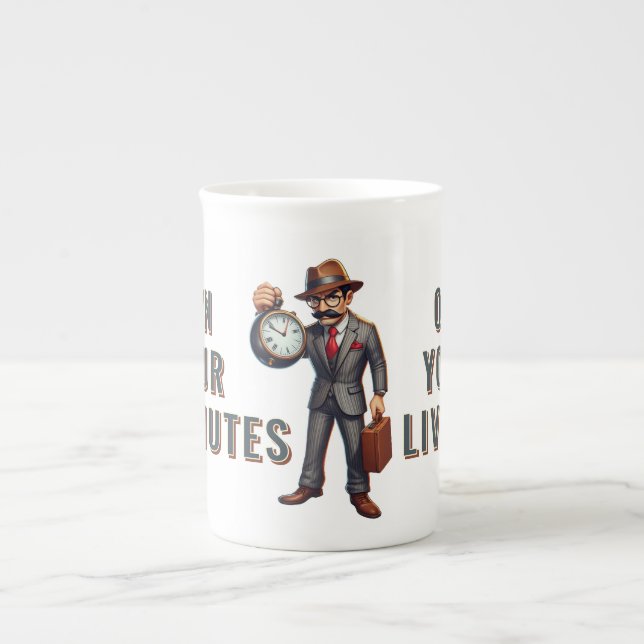 Tidsboss Benporslin Mugg (Framsidan)