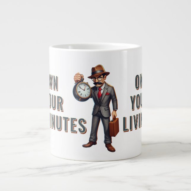 Tidsboss Jumbo Mugg (Framsidan)