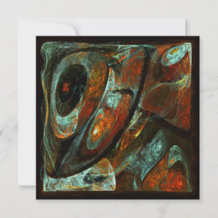 Tidsdelad Abstrakt Art