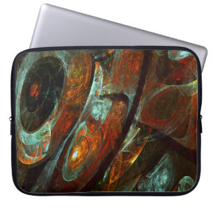 Tidsdelad Abstrakt Art Laptop Fodral
