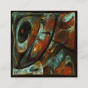 Tidsdelad Abstrakt Art Tilläggskort