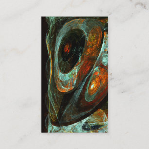 Tidsdelad Abstrakt Art Visitkort
