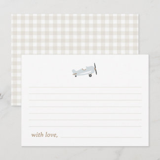 "Tidsflugor" Flygplanets tematortjänstkort Tack Kort