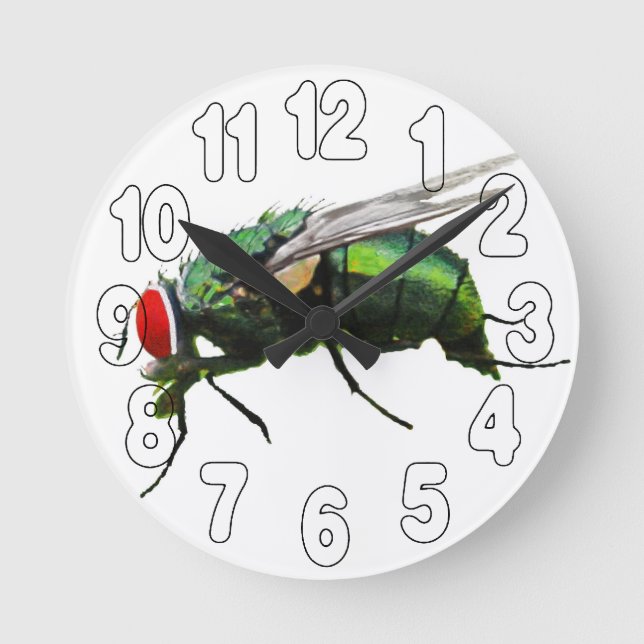 Tidsflykt Rund Klocka (Framsida)