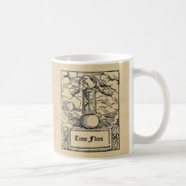 Tidsflykt/Tempus Fugit-anpassad Kaffemugg