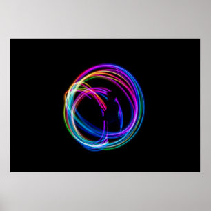 Tidsfördröjd fotografi av ljus poster