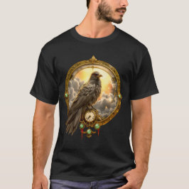 Tidsförvaringskråka – gotiskt urverk t shirt
