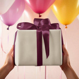 Tidsfri - Benvit radbrytning Papper Presentpapper