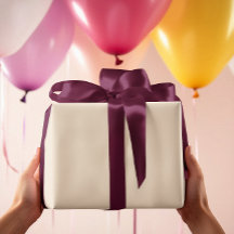 Tidsfri - Elegant Cream Wrapping Papper