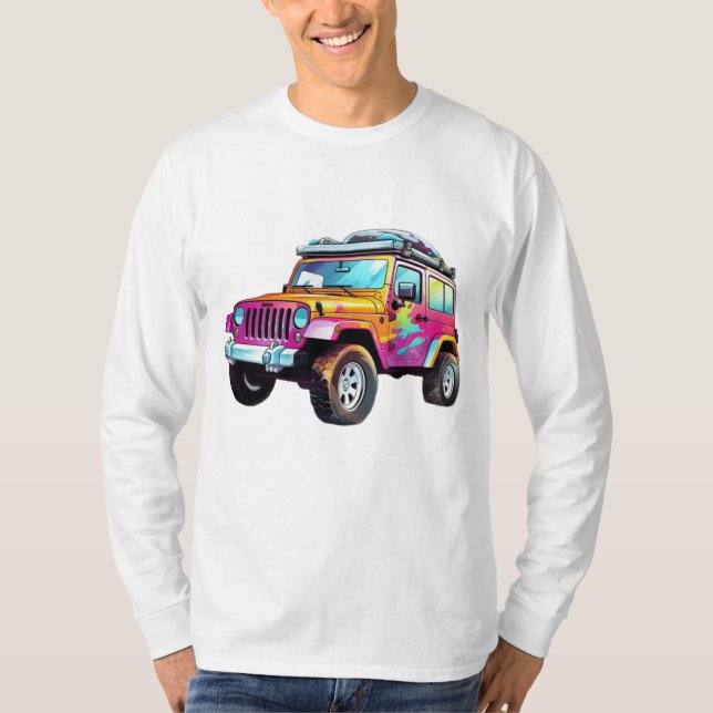 Tidsfri grund: Vogue Voyage Långärmad T-Shirt (Framsida)