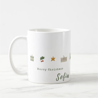 Tidsfri julfiskekaffe Mugg-design Kaffemugg