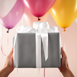 Tidsfri - medel-Grått-omslagning Papper Presentpapper