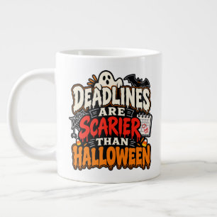 Tidsfrister Är Räddare Än Halloween 20 oz Mugg Jumbo Mugg