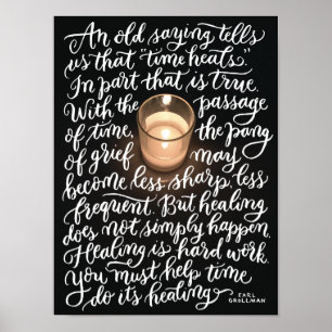 Tidsfrister Hand-lettered Art Poster