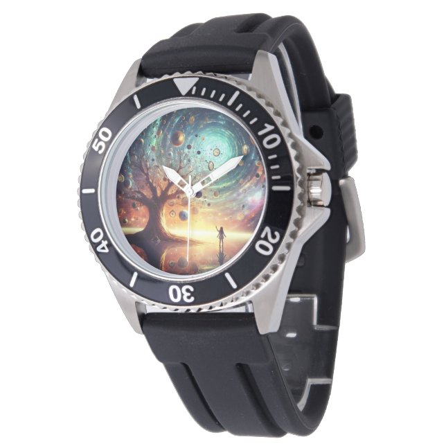 Tidshållargrova Armbandsur (Vinklad)