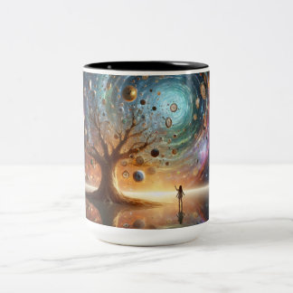 Tidshållargrova Två-Tonad Mugg