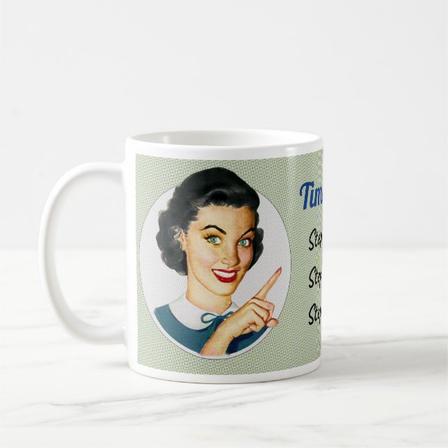 Tidshantering 101 kaffemugg (Vänster)