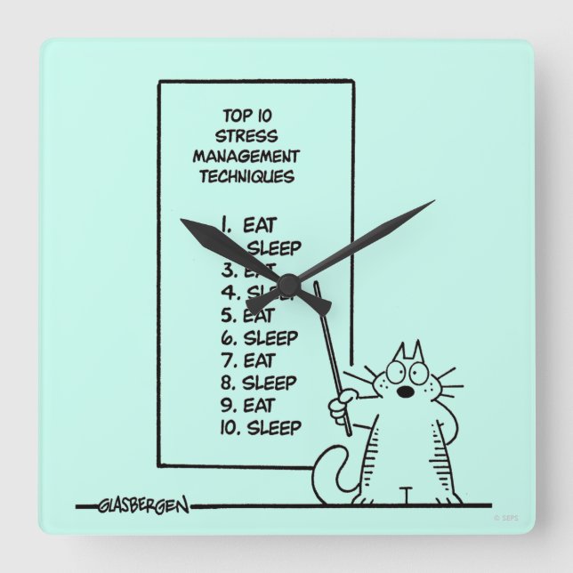 Tidshantering Fyrkantig Klocka (Framsida)