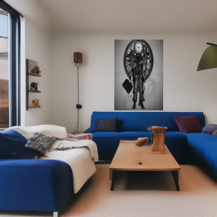Tidsinnehavare AI Art Poster