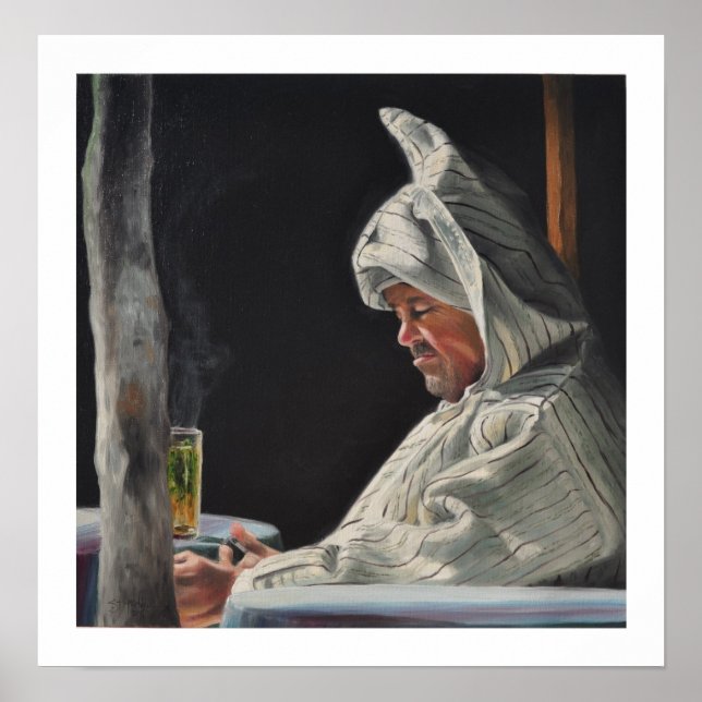 Tidsinnehavare - teckningsutskrift poster (Framsidan)