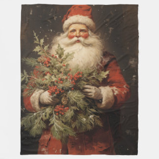 Tidsinredda tidningar, lyckade Yule Blanket Fleecefilt