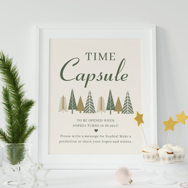 Tidskapsel för vinterbabyskor poster (Skapare uppladdad)