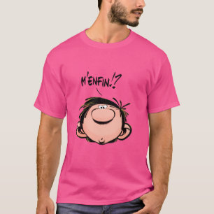 Tidskrift Spirou Gaston Lagaffe seriefigur Färg Bi T Shirt