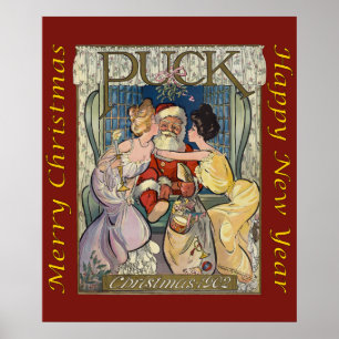 Tidskriften för jultomten~-pucken täcker ~ poster