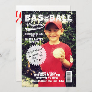 Tidskriften för MVP-All-Stjärnan baseball täcker Inbjudningar