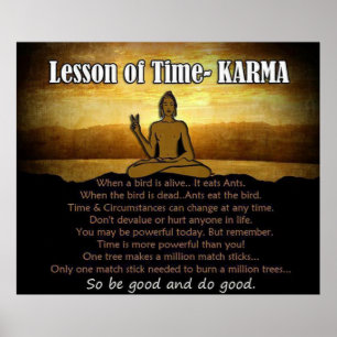 Tidslektion ~ KARMA Poster